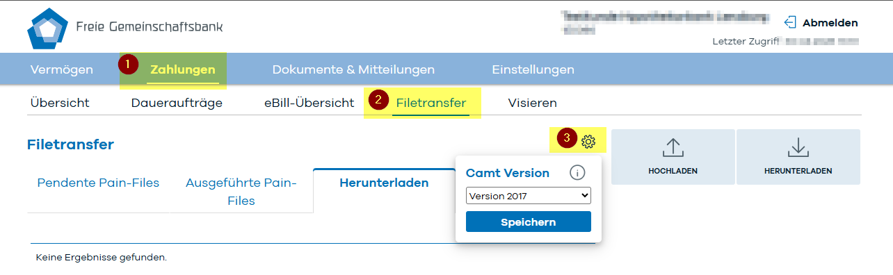Printscreen-E-Banking